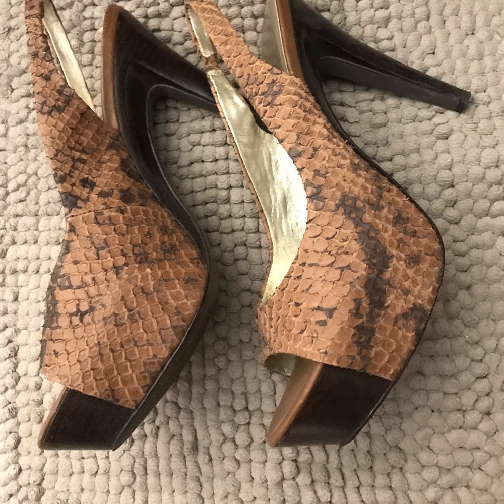 Jessica Simpson high platform heels